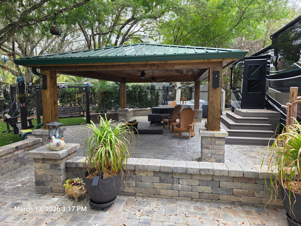 Outdoor gathering for family and friends to enjoy by RSM Builders