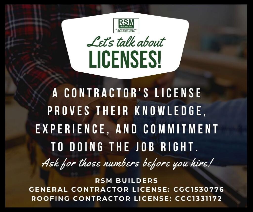 Why Contractors License Matters, knowledge experience committment